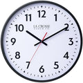 La Crose Clock 404-3841-INT 16-Inch Commercial Silent Sweep Analog Quartz Clock