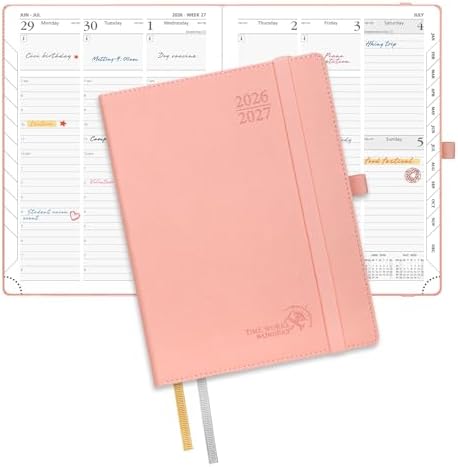 POPRUN Planner 2026-2027, 6.5" x 8.5", Academic Daily Weekly and Monthly