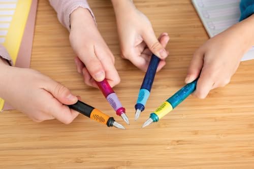 Pelikan Pelikano Junior School Fountain Pen for Right-Handed Users, with Beginner Nib A, 1 Piece - Random Colour, No Colour Request Possible