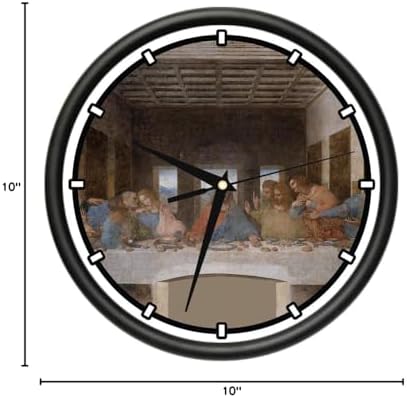 SignMission Last Supper Design Wall Clock | Precision Quartz Movement | Décor for School Class Office Bedroom Decoration