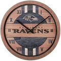 FOCO NFL Wooden Barrel Wall Clock