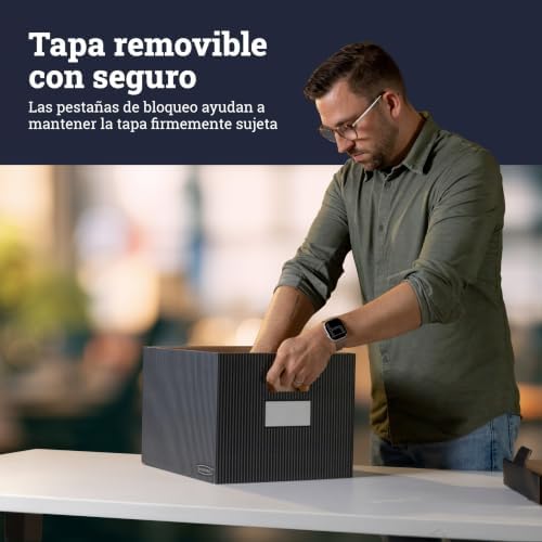 Bankers Box 4-Pack Medium-Duty File Storage Boxes, Letter/Legal, FastFold