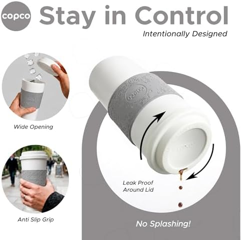 Copco Acadia Travel Mug, 16 Oz - Damask, Set of 3