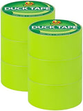Duck Brand Color Duct Tape, 6-Roll, Fluorescent Citrus (285225_C)