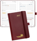 POPRUN Pocket Calendar 2027, Weekly 4" x 6.25" Pocket Calendar for Purse