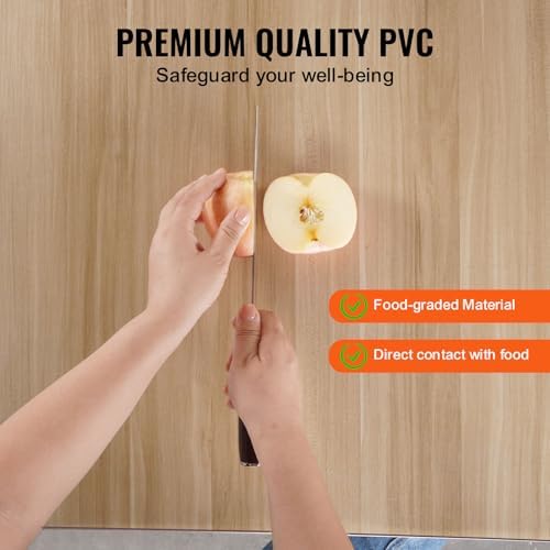 VEVOR Plastic Table Cover, 42 x 60 Inch 1.5 mm Thick Frosted Rectangle PVC Desk Mat Protector, Waterproof & Easy Cleaning Pad Tablecloth, for Office, Dresser, Dining Room, Night Stand
