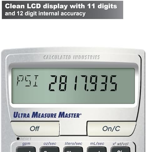 Calculated Industries 8025 Ultra Measure Master Conversion Calculator