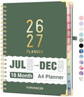 Jul 2026 - Dec 2027 Planner, Forvencer 18 Month Planner 2026-2027, 8.5"x11"