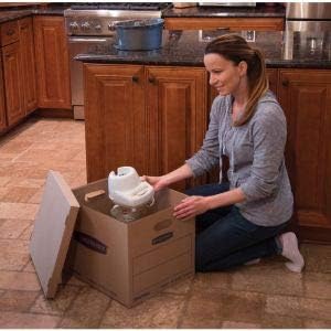 Bankers Box 8-Pack Medium Classic Moving Boxes with Reinforced Handles