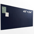 Large Felt Bulletin Board 48" x 24", Dark Blue