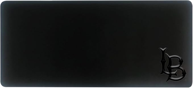 California State University - Long Beach Alumni Desk Mat, Durable Office Supplies, Non-Slip Base, Responsive Desk Pad with Smooth Surface, Black