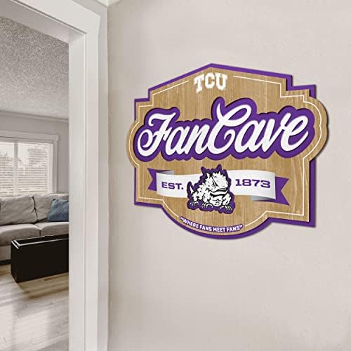 YouTheFan NCAA Officially-licensed FanCave 3D wall art - ready-to-hang, 3D multi-layered construction - floating wall mount design - Perfect fan gift