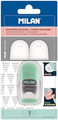 Milan BYM10356 Blister Sharpener Capsule - Silver