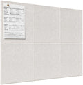 MaxGear Felt Bulletin Board 36" x 24", Light Tan Felt Wall Tiles Push Pins