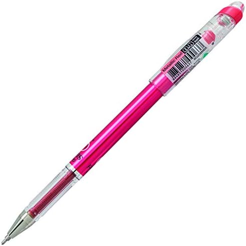 Pentel Arts Slicci Metallic 0.8 mm Needle Tip Gel Pen, Metallic Red Ink, Box of 12 (BG208-MB)