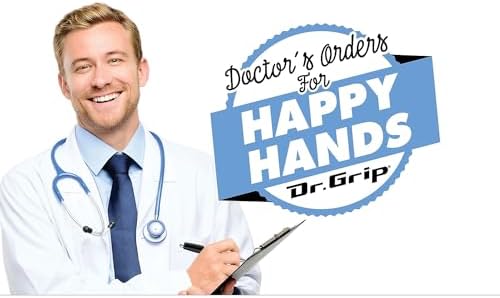 PILOT Dr. Grip Frosted Refillable & Retractable Ballpoint Pen, Medium Point, Black Ink, Single Pen - Ideal for School, Journaling & Office Writing