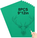 Yeaqee 8 Pcs 9 x 12 Inch Linoleum Blocks for Printmaking, Green