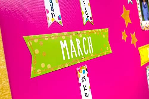 Confetti Let's Celebrate Birthdays Mini Bulletin Board (Pack of 2)