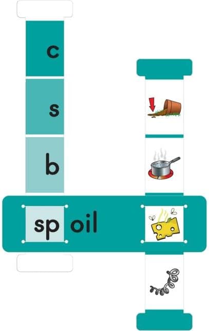 Really Good Stuff Word Building Sliders: Vowel Teams, 27 Sliders, Phonics