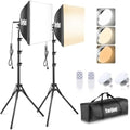 Torjim Softbox Photography Lighting Kit | 16" X 16" & 85W LED Studio Lights