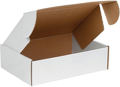 Top Pack Supply Deluxe Literature Mailers, 16" x 12" x 4", White (Pack of 50)