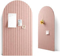 Large Arched Felt Bulletin Board 47.2''×25.5'', Pink