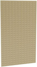 Akro-Mils 30161 Heavy Duty Wall Mount Garage Storage Steel Louvered Panel | Wall Storage Bin Hanging Organizer System for AkroBins, 36-Inch W x 61-Inch H, Beige, Single