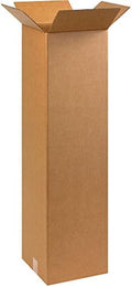 BOX USA 10 x 10 x 38 Corrugated Cardboard Boxes, Tall 10"L x 10"W x 38"H, Pack of 25 | Shipping, Packaging, Moving, Storage Box for Home or Business, Strong Wholesale Bulk Boxes