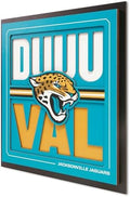 YouTheFan NFL Jacksonville Jaguars Slogan Series 3D Wall Art