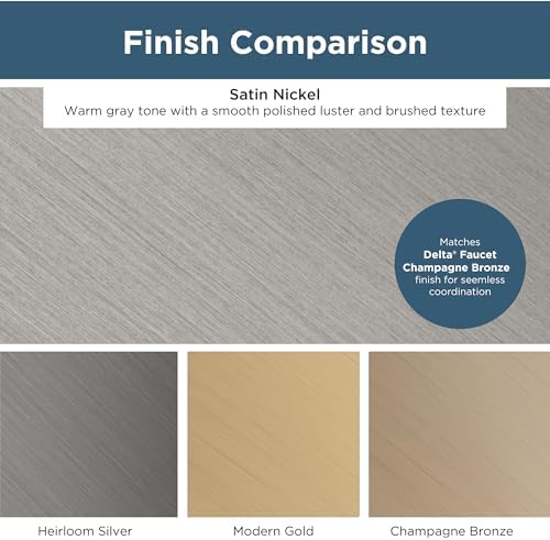 Franklin Brass 10 Pack Brushed Nickel Cabinet Handles 5-1/16 inch (128mm) Kitchen Cabinet Handles and Drawer Pulls for Cupboards and Dressers | Recessed Square
