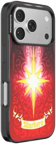 PopSockets iPhone 17 Pro Phone Case with MagSafe- Mirror Starborn | Magnetic, Wireless Charging, Camera & Drop Protection, Acotar, Throne, Glass, Sarah, Bookish
