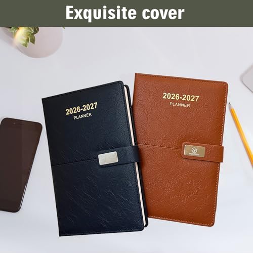 2026-2027 Daily Planner - One Page per Day, Daily Calendar Book