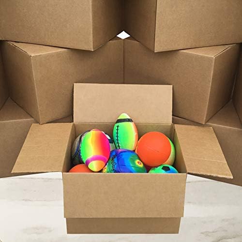 Amazon Basics Cardboard Moving Boxes for Packing and Shipping, Medium Size, 18" x 14" x 12", Brown, 10-Pack