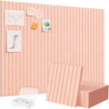 Lifewit Large Felt Bulletin Board with Self-Adhesive 48" x 36" - 12 Pack