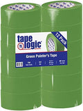 Aviditi Tape Logic 2 Inch x 60 Yards, Premium Green Painter's Tape, Pack of 12 - Great for Painting, Hard to Stick Surfaces, Sharp Paint Lines, Easy Removal and Residue Free