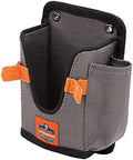 Ergodyne Squids 5543 Barcode Scanner Holder Equipment Mount for Gun Grip Mobile Computers, Handheld Bar Code Scanners, Fastener Straps to Attach to Forklift Gray Small