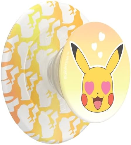 PopSockets Phone Grip for MagSafe, Magnetic Holder- Love Ya Pikachu