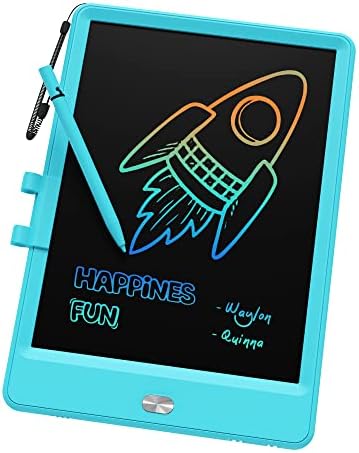 TEKFUN LCD Doodle Board 8.5in Drawing Pad for Kids, Writing Tablet Magic Drawing Board, Mess Free Coloring Scibble Board Car Trip Kids Toys, Easter Gifts for 3 4 5 6 7 Year Old Boys Girls (Blue)