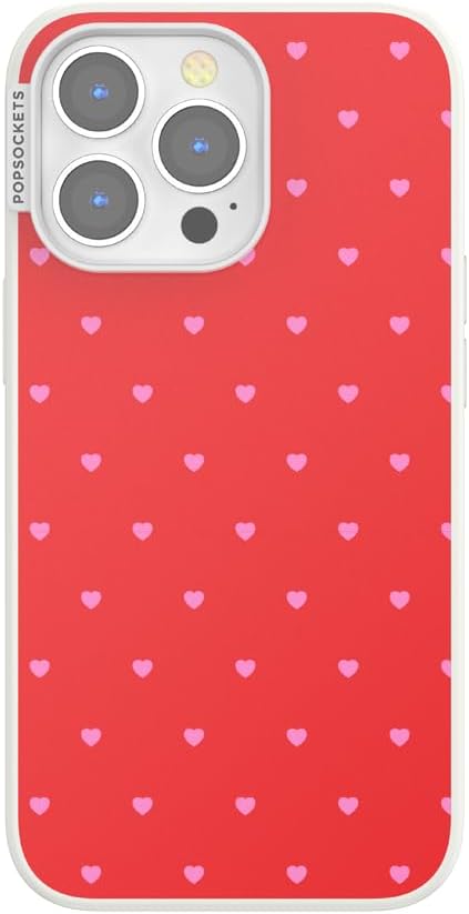 PopSockets iPhone 13 Pro Phone Case with MagSafe- Cherry Pop | Magnetic, Wireless Charging, Camera & Drop Protection, Cherry, Fruit, Electronic Accessories, For iPad/Kindle/iPhone/Android