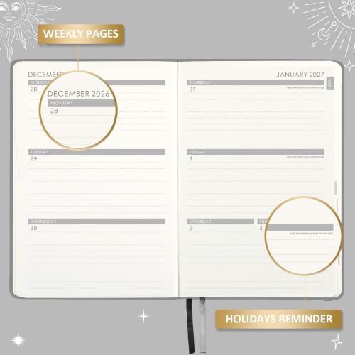 2027 Planner - 2027 Weekly Monthly Planner, 5.75" x 8.25"