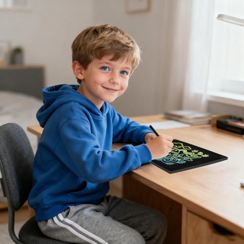 36 Pcs LCD Writing Tablet 8.8 Inch Reusable Doodle Board Electronic Toy Colorful Drawing Pad Erasable Writing Pad for Boys and Girls (Black)
