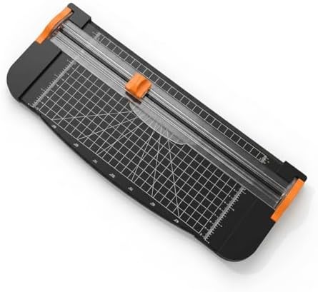 12-Inch Guillotine Paper Cutter, Black