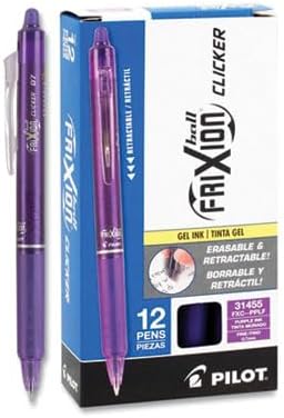 PILOT, Fine Point Pens 0.7 mm, Pack of 12, Purple