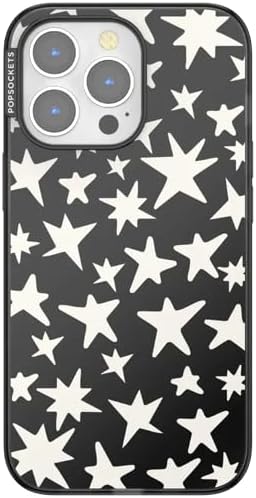 PopSockets iPhone 13 Pro Phone Case with MagSafe- Starstruck | Magnetic, Wireless Charging, Camera & Drop Protection, Electronic Accessories, For iPad/Kindle/iPhone/Android
