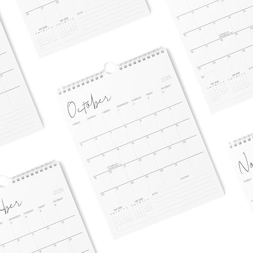 Karto Wall Calendar 2025-2026 8.5x11 in - Cursive | July 2025 to December 2026, Vertical, Boosts Productivity, Easy Monthly Planning