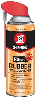 3-IN-ONE RVcare Rubber Seal Conditioner with SMART STRAW SPRAYS 2 WAYS, 11 OZ