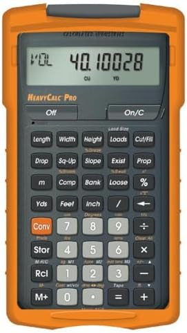 Calculated Industries 4325 HeavyCalc Pro Construction Math Calculator