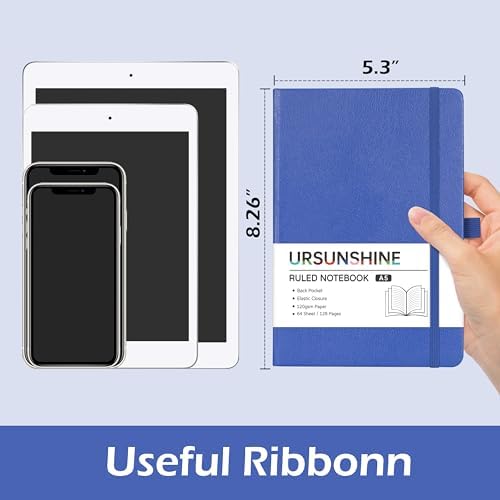 Ruled Notebook/Journal - Classic Lined Journal/Notebook, 5.3'' x 8.26''