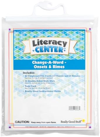 Really Good Stuff Change-A-Word Onsets and Rimes Literacy Center