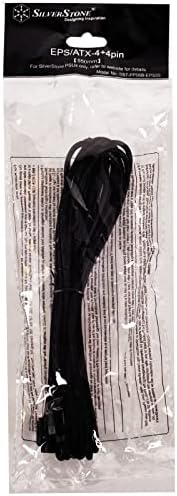 SilverStone Black Sleeved PSU Cable for One EPS/ATX 12V 8-Pin Adapter 550mm long PP06B-EPS55